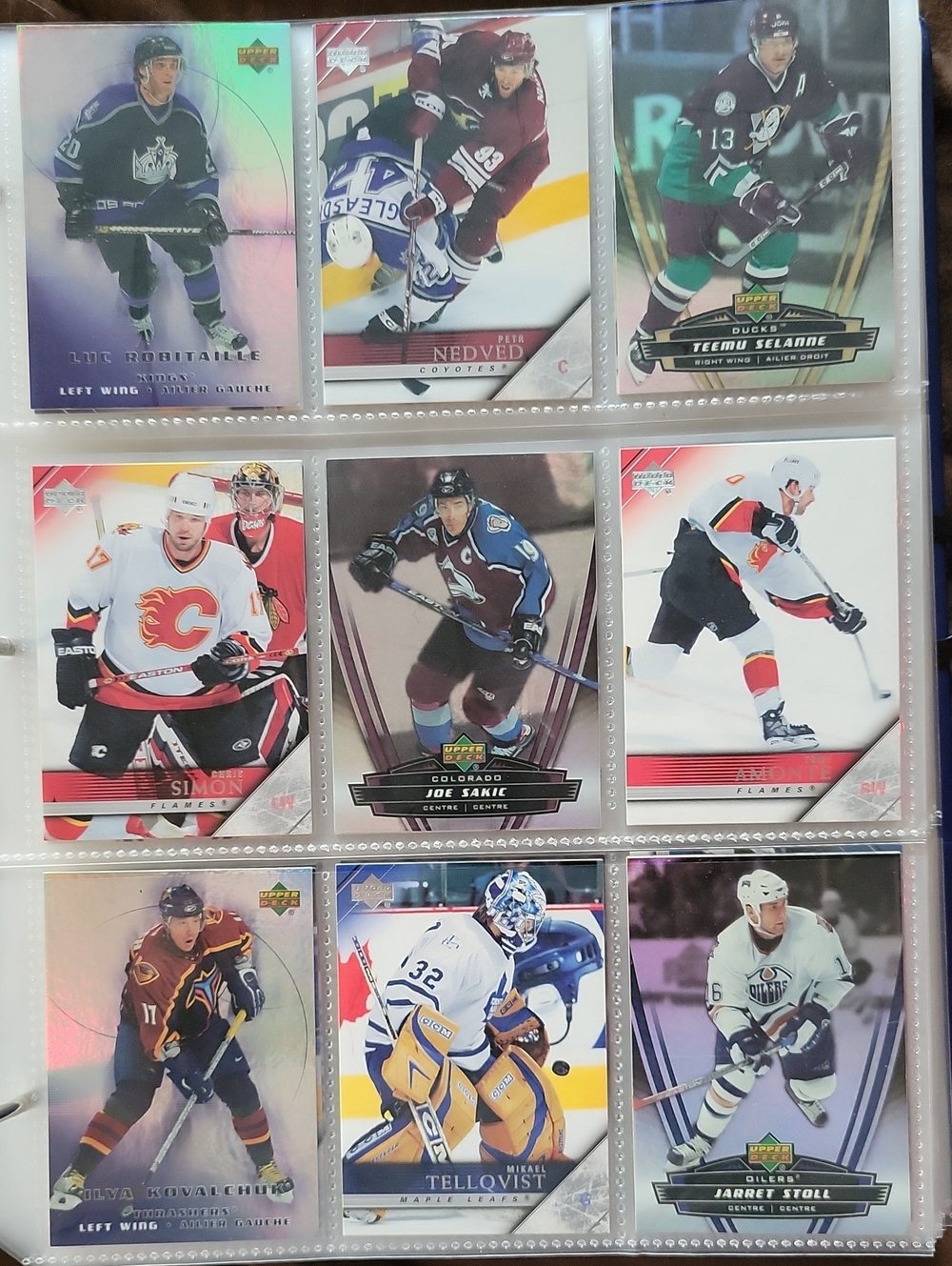 Upper Deck Hockey Card Collection - Multi Color Set